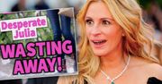 Dawno niewidziana Julia Roberts wpadła w anoreksję? Tabloid pokazał szokujące zdjęcia: "Waży 39 kilo"