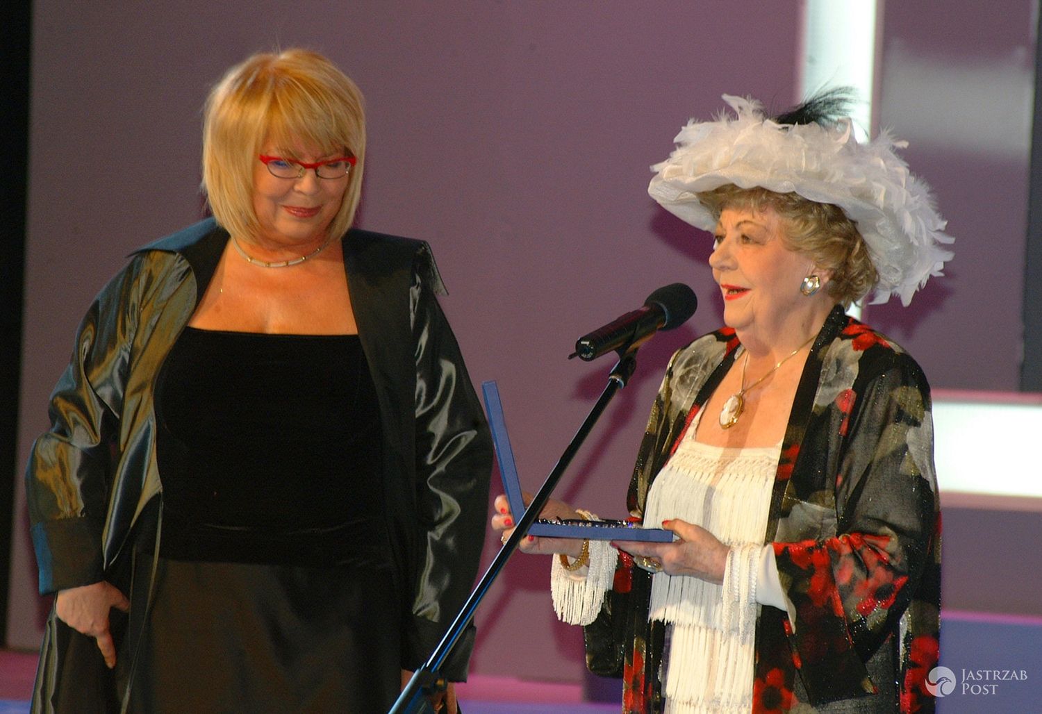 Nina Terentiew, Hanka Bielicka, TeleKamery 2001 (fot. AKPA)