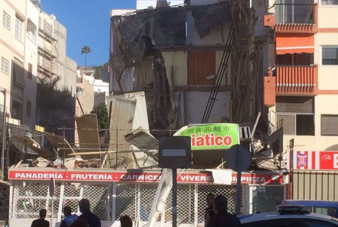 Na Teneryfie zawalił się budynek. Słyszano wybuch