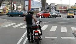 Drwal na skuterze