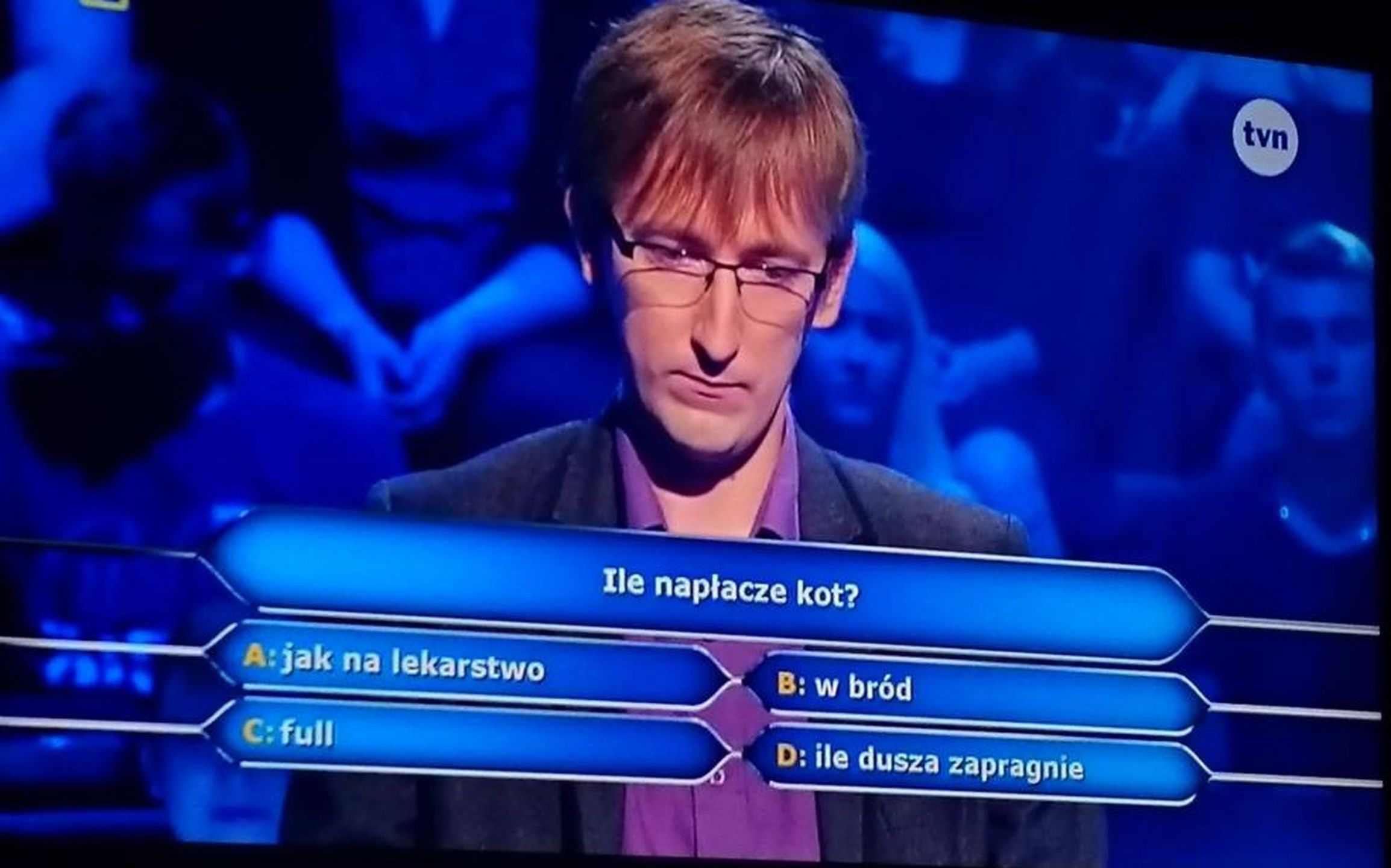 Dawid Janas miał spore problemy z niektórymi pytaniami