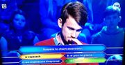 Student prawa odpadł w "Milionerach" na drugim pytaniu. Prowadzący nie dowierzał