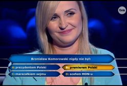 W "Milionerach" pytanie o Komorowskiego. Kim nigdy nie był?