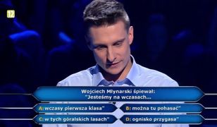 "Milionerzy": uczestnika "zatkało" przy pytaniu o piosenkę!