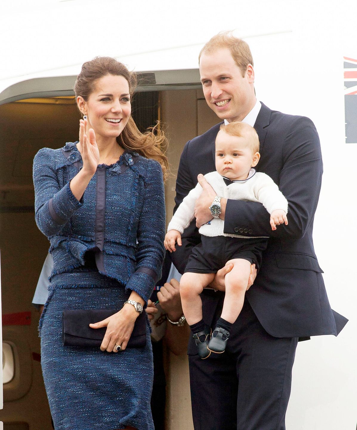 Książę Jerzy, Księżna Kate, Książę William
Fotografia: ONS