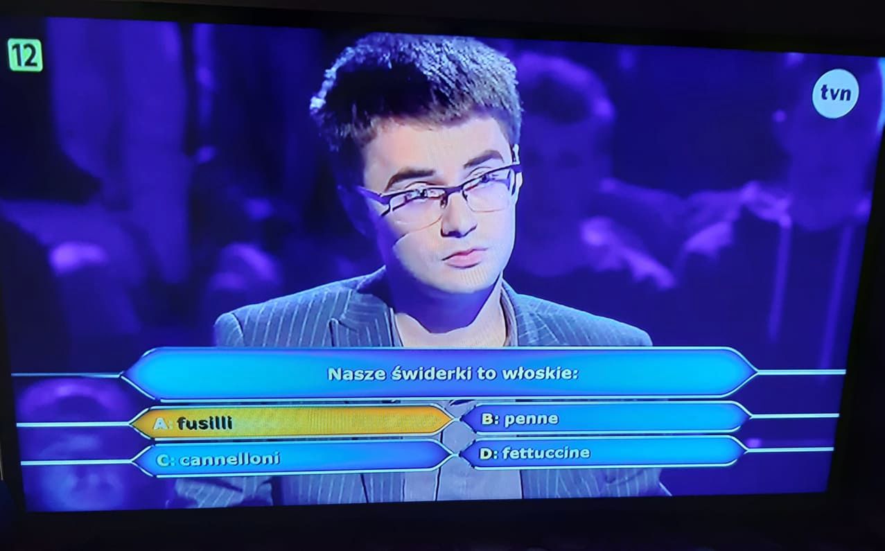 Pytanie o świderki w "Milionerach"