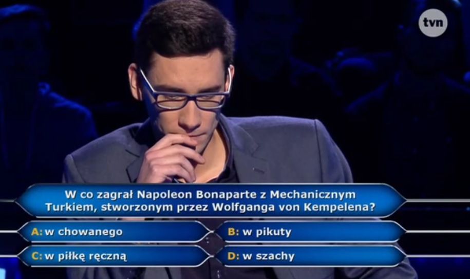Uczestnik poległ na rostym pytaniu