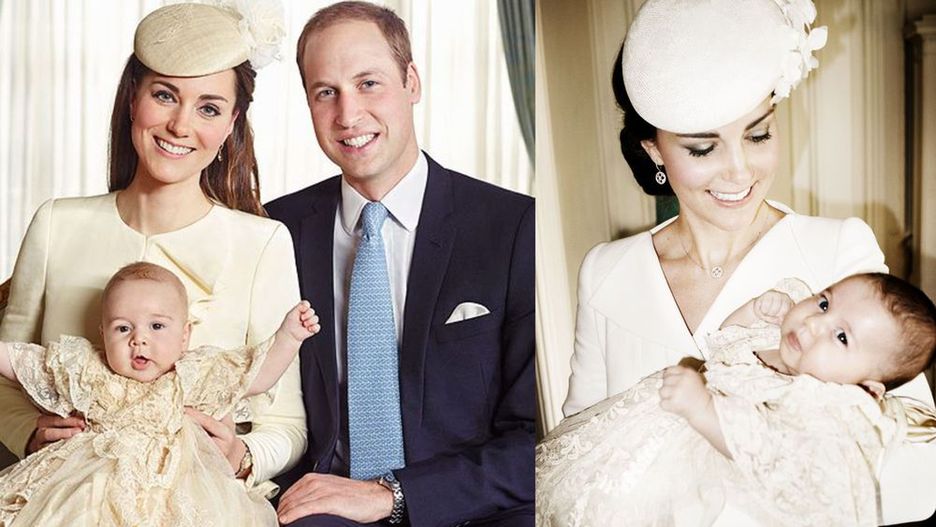 Księżna Kate, książę Jerzy, księżniczka Charlotte, książę William