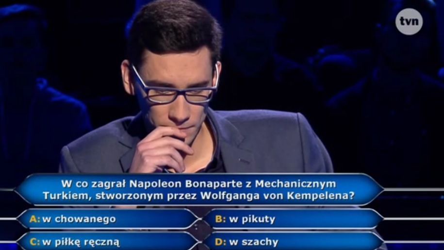 Uczestnik poległ na rostym pytaniu