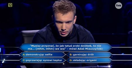 "Milionerzy": studenci nie popisali się wiedzą. Odpadli na samym początku