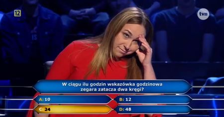 Uczestniczka "Milionerów" w ostatnim momencie postawiła na złą odpowiedź. Bała się, że zostanie memem