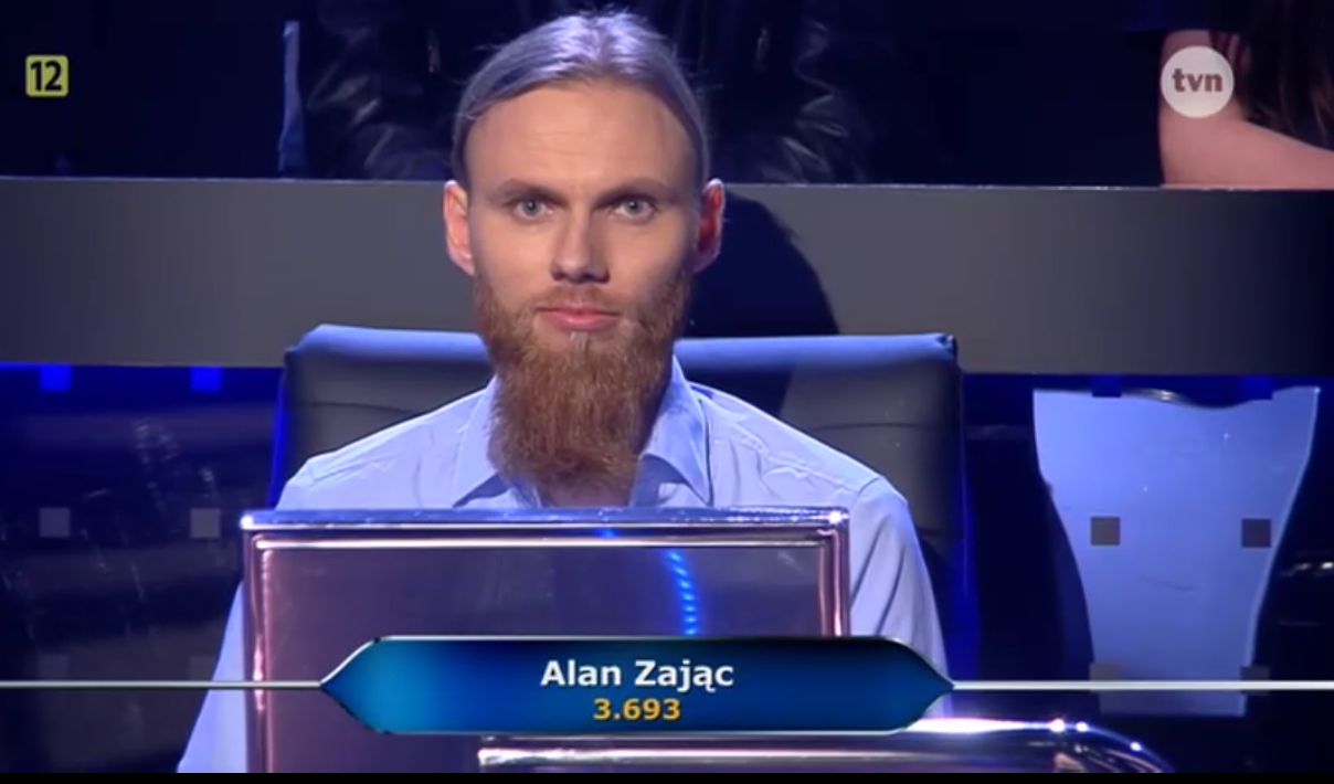 Drugim uczestnikiem został Alan Zając