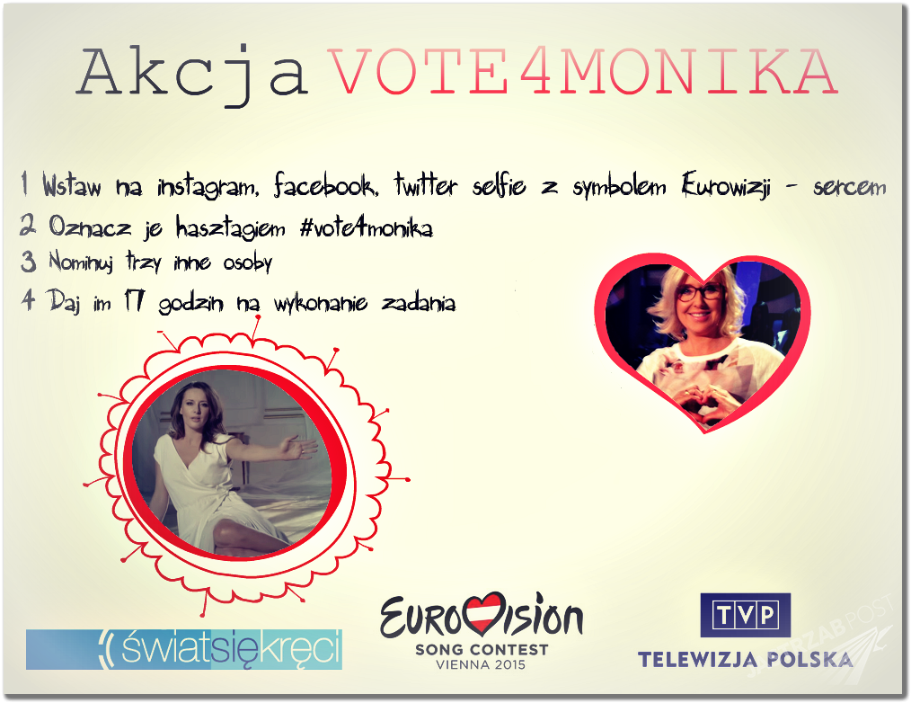 Vote4Monika Jak głosować na Monikę Kuszyńską na Eurowizji