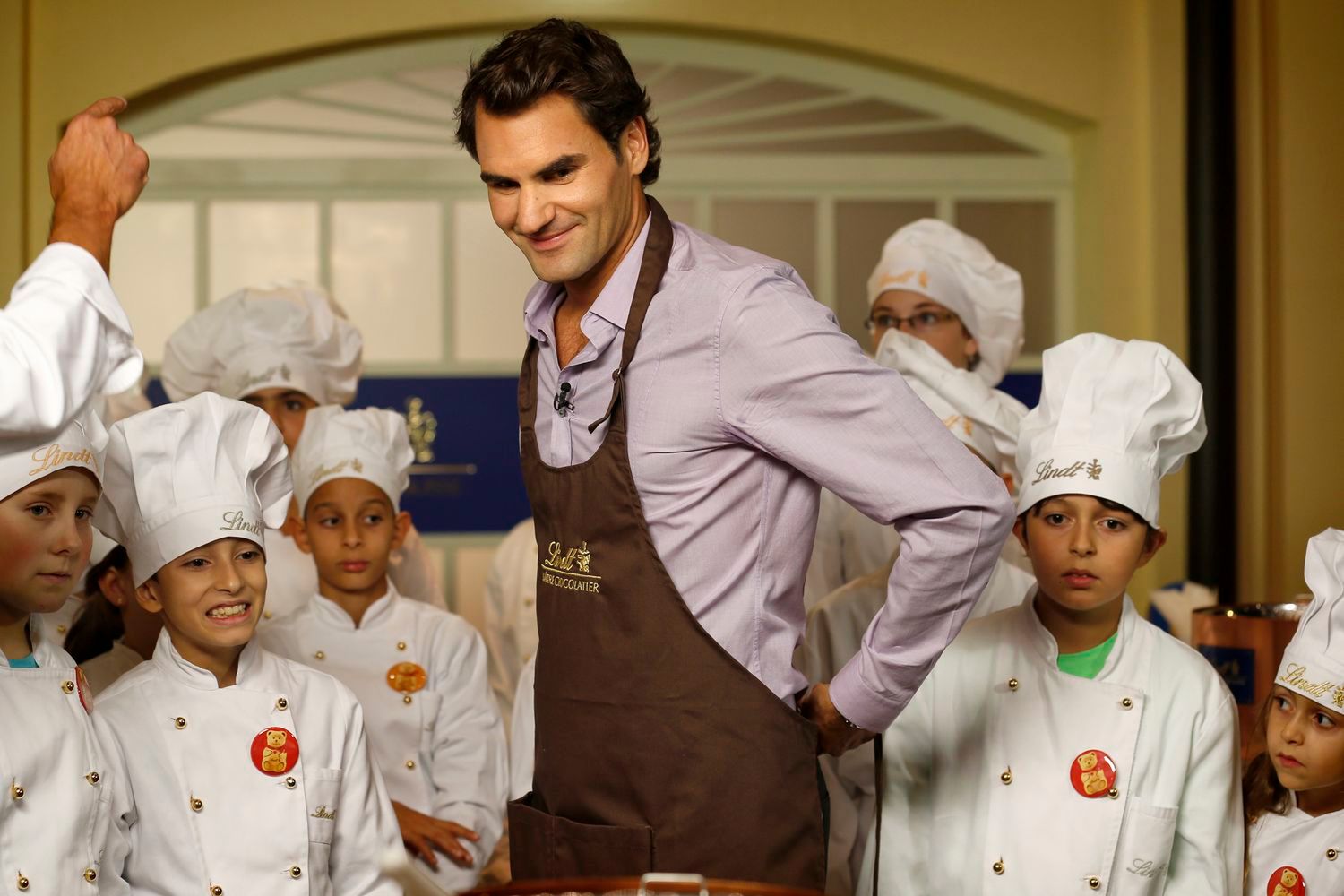 Roger Federer w promocji Lindt!