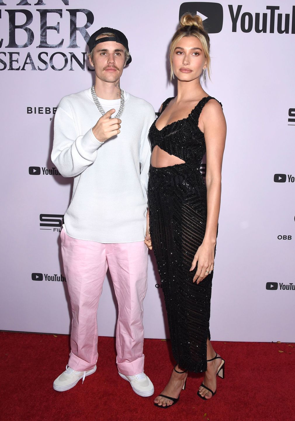 Justin i Hailey Bieber na premierze Seasons