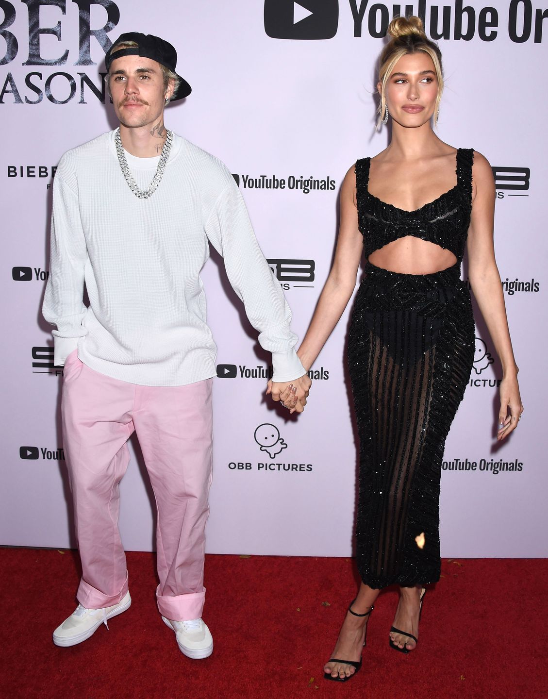 Justin i Hailey Bieber na premierze Seasons
