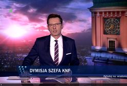 "Wiadomości" TVP nie przemilczały afery w KNF