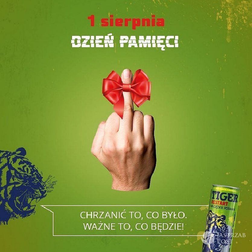 Reklama Tigera na 1 sierpnia