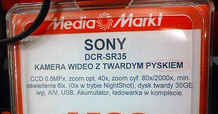 Kamera z twardym pyskiem