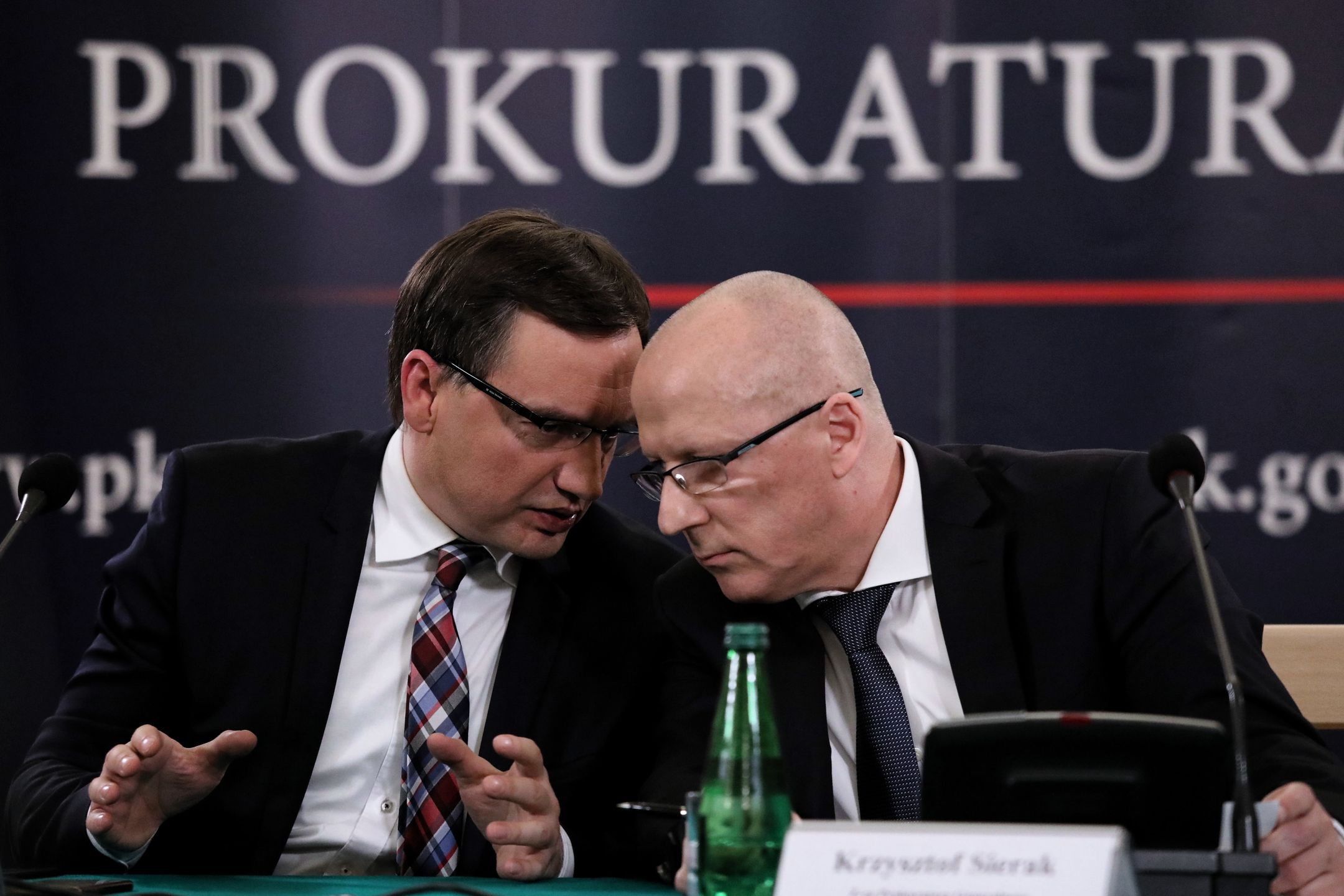 Minister Zbigniew Ziobro i prokurator Krzysztof Sierak