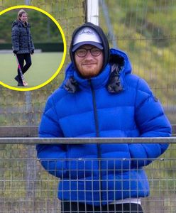 Ed Sheeran kibicuje drużynie żony