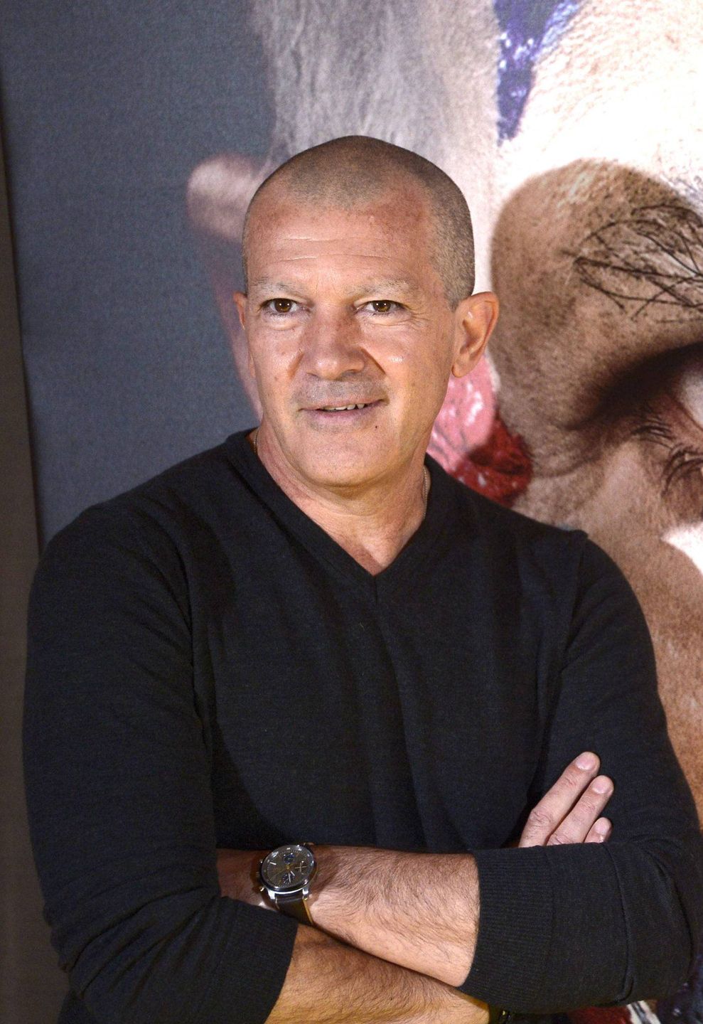 Antonio Banderas łysy jak kolano na premierze serialu o Picasso