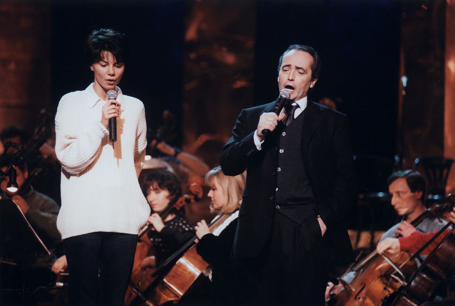 Edyta Górniak i Jose Carreras w 1998 roku
