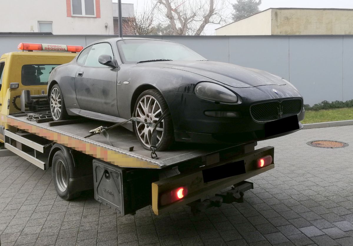 Policja odzyskała skradzione maserati za prawie ćwierć miliona złotych