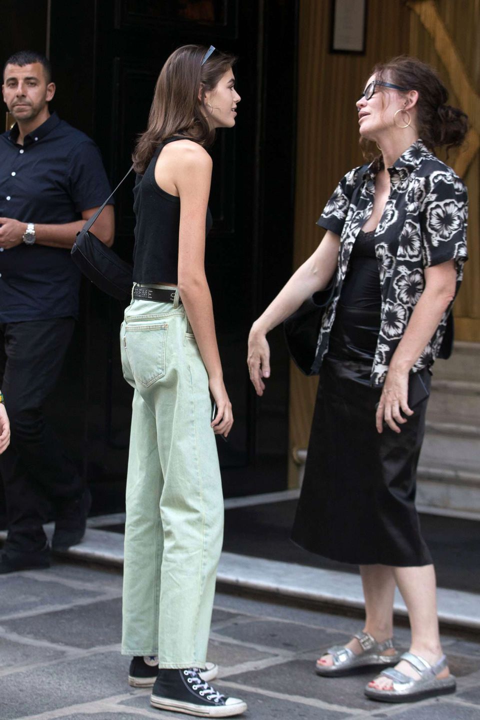 Przeraźliwie chuda Kaia Gerber na Paris Fashion Week