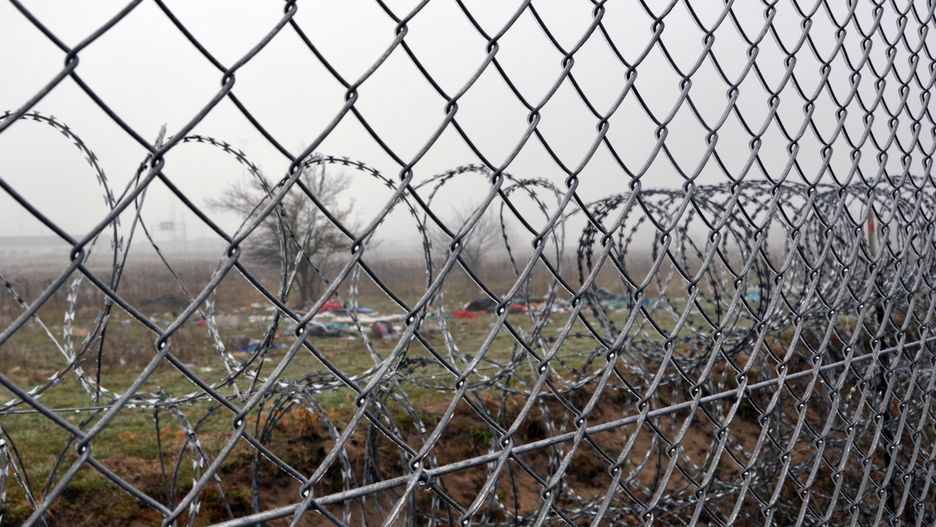 Serbsko-węgierska granica w Roeszke