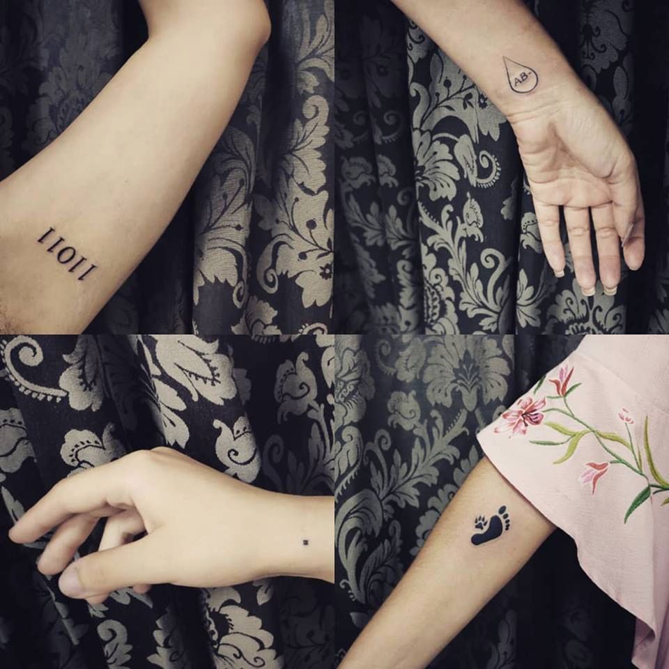Tatuaż serce, trójkąt czy księżyc? Popularne kształty w minimalistycznych tatuażach