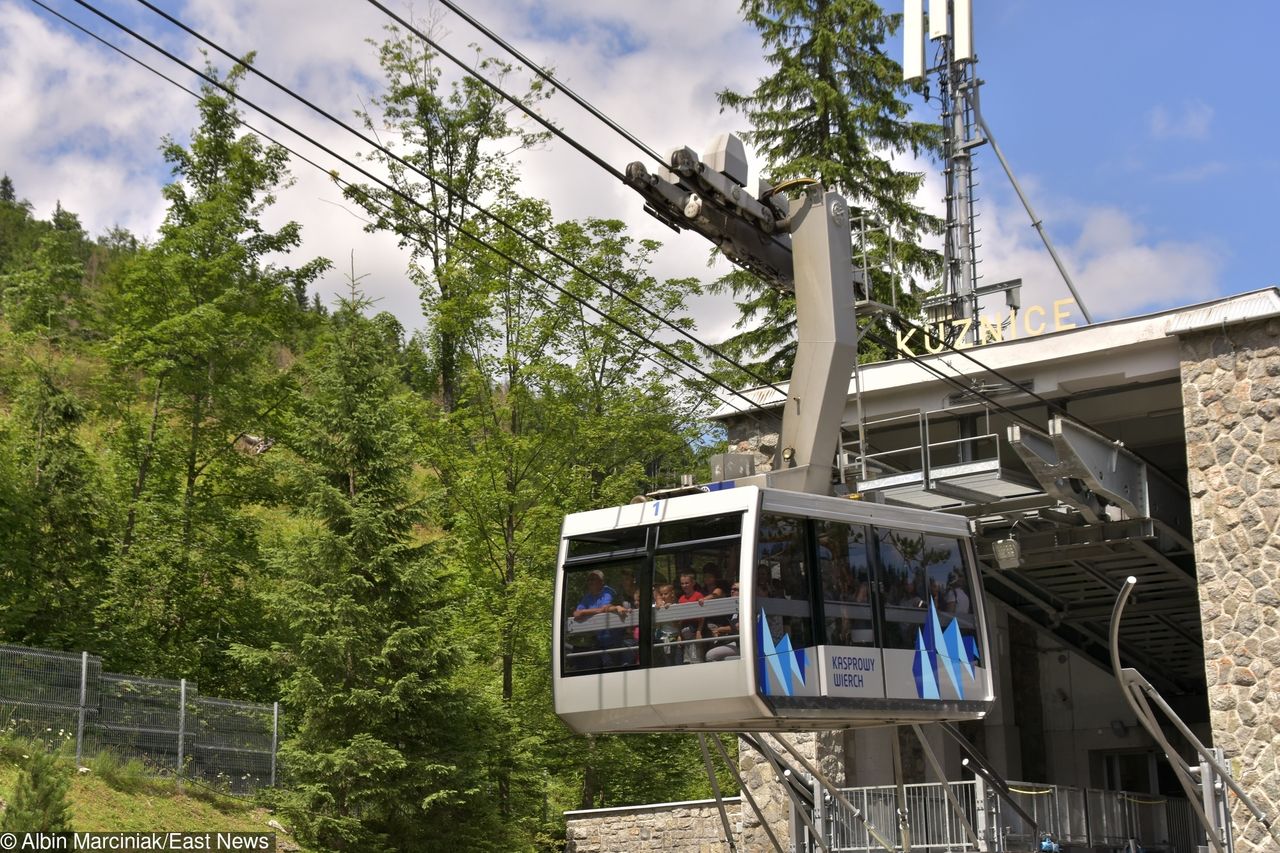 Tatry. Piorun uderzył w Kasprowy Wierch. Awaria kolejki