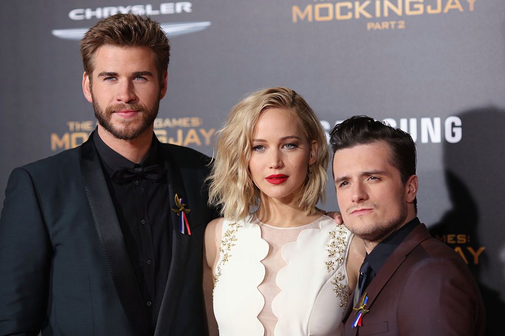 Liam Hemsworth, Jennifer Lawrence, Josh Hutcherson