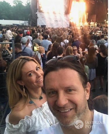 Radosław Majdan i Małgorzata Rozenek - Orange Warsaw Festival 2017, Kings of Leon