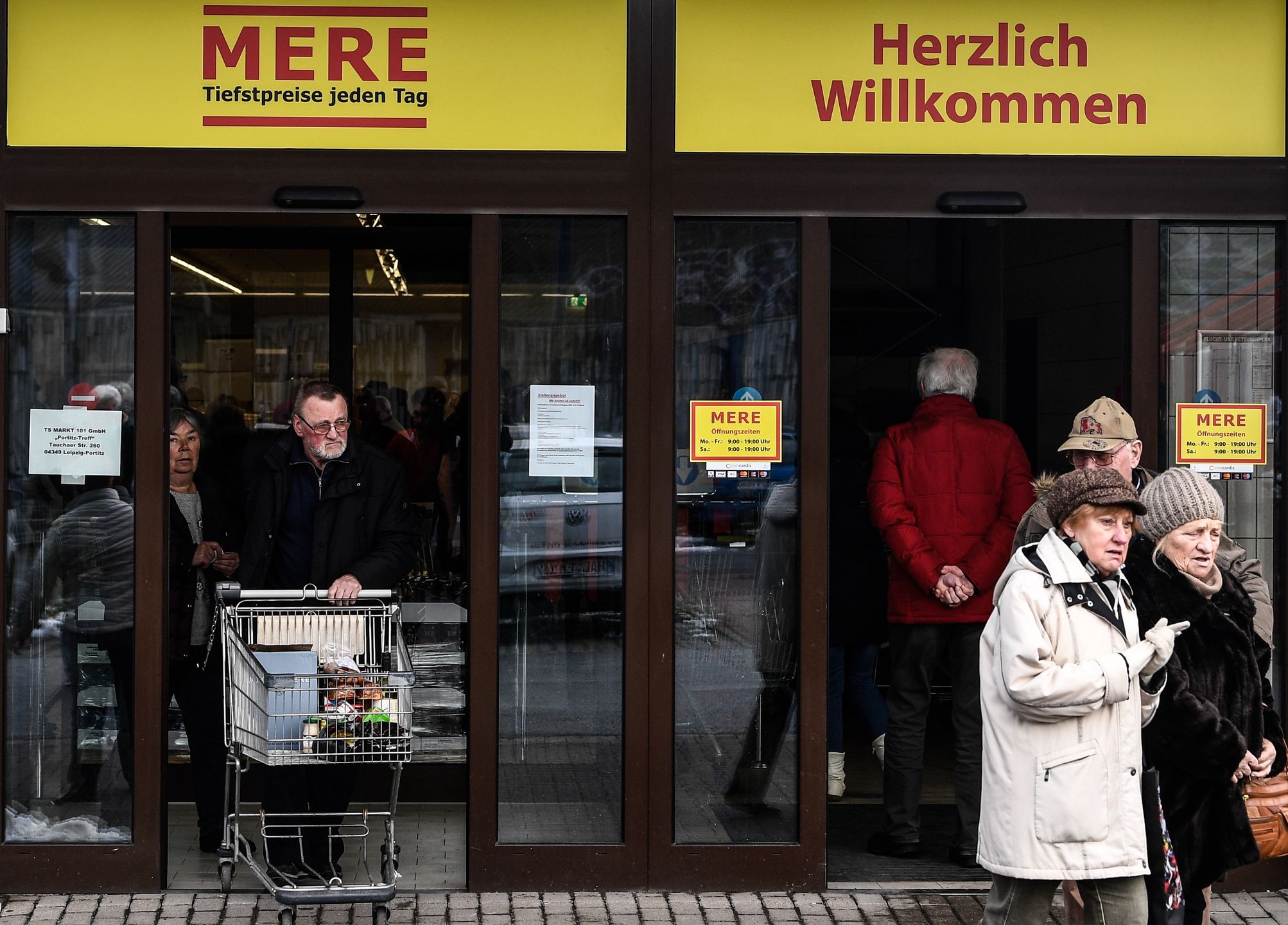 Otwarcie rosyjskiego dyskontu Mere w Niemczech.