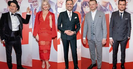 Gwiazdy na premierze filmu "Gierek": Małgorzata Kożuchowska, Misiek Koterski, Krzysztof Ibisz
