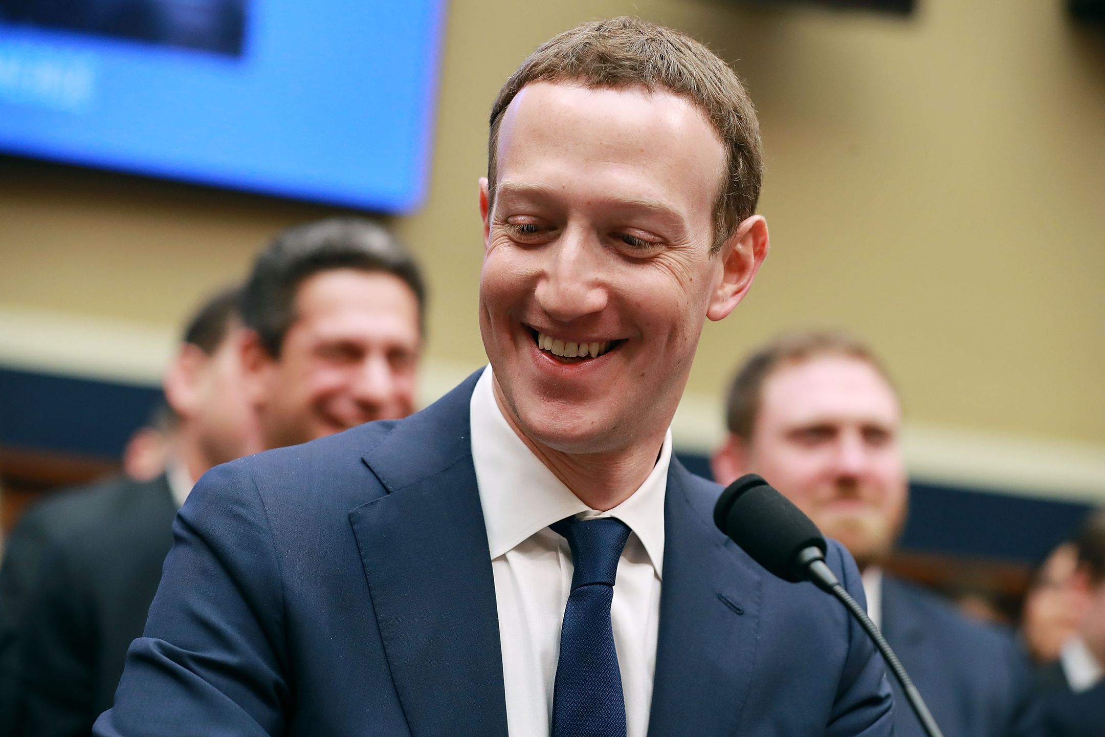 Facebook co-founder, Chairman and CEO Mark Zuckerberg arrives to testify before the House Energy and Commerce Committee in the Rayburn House Office Building on Capitol Hill April 11, 2018 in Washington, DC. This is the second day of testimony before Congress by Zuckerberg, 33, after it was reported that 87 million Facebook users had their personal information harvested by Cambridge Analytica, a British political consulting firm linked to the Trump campaign. 