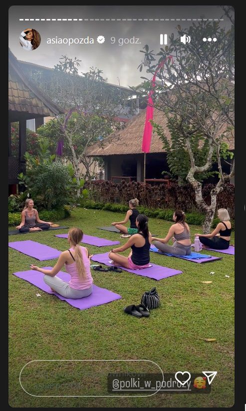 Joanna Opozda na Bali