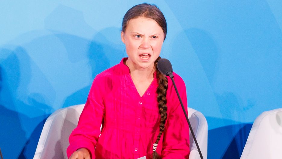 Greta Thunberg na szczycie klimatycznym w Nowym Jorku