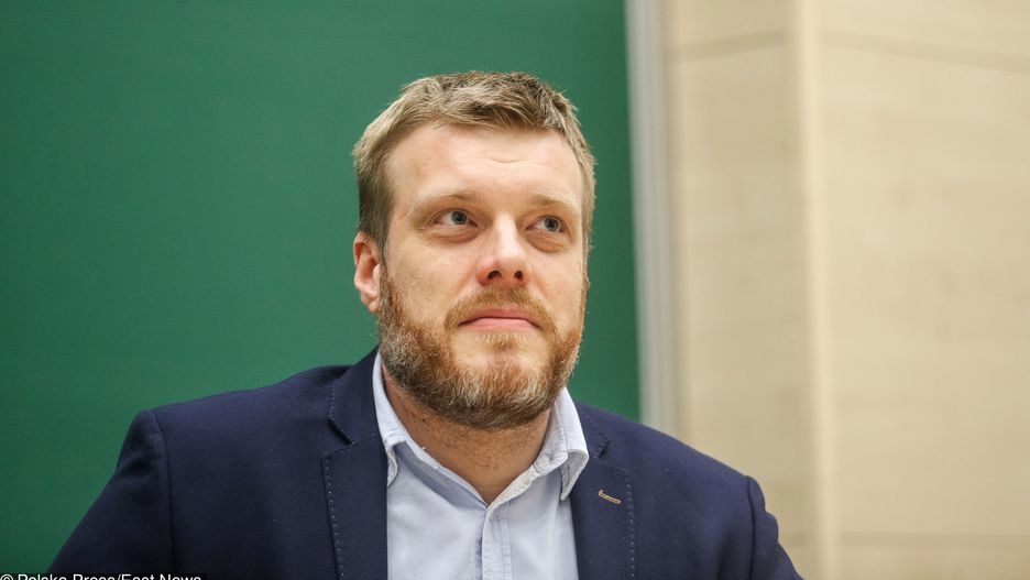 21.04.2017. Adrian Zandberg na spotkaniu ze studentami w Rzeszowie