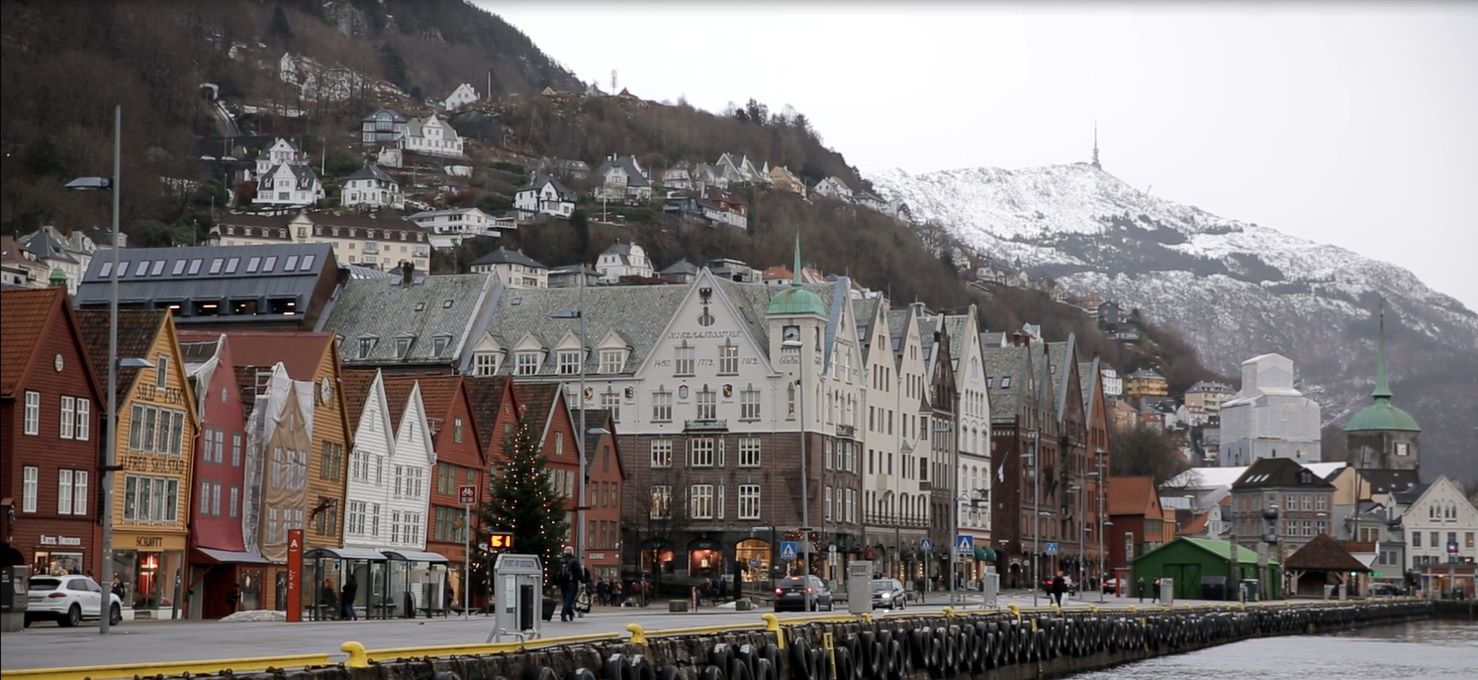 Bergen Stara Część Miasta 