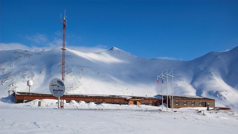 Polska stacja badawcza na Spitsbergenie.
