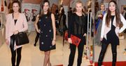 Gwiazdy na wigilijnym spotkaniu u znanej projektantki: Monika Mrozowska, Ewa Pacuła, Anna Kerth, dawno niewidziana Misheel Jargalsaikhan