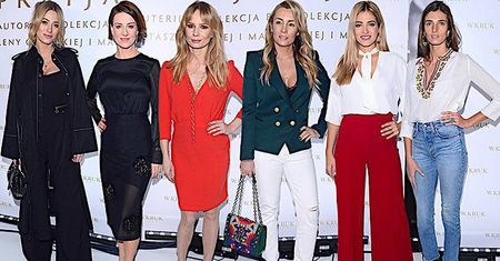 Gwiazdy na prezentacji kolekcji biżuterii: Marcelina Zawadzka, Maja Ostaszewska, Magdalena Cielecka, Rozalia Mancewicz