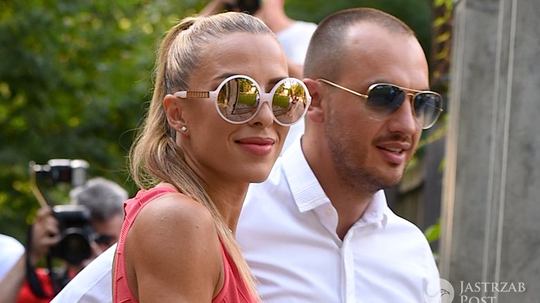 Ewa Chodakowska i Lefteris Kavoukis na ślubie Małgorzaty Rozenek i Radosława Majdana