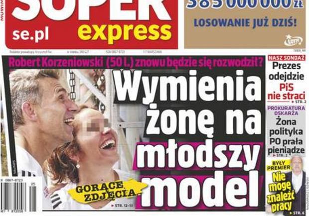 Robert Korzeniowski zdradza żonę? 

fot. Super Express