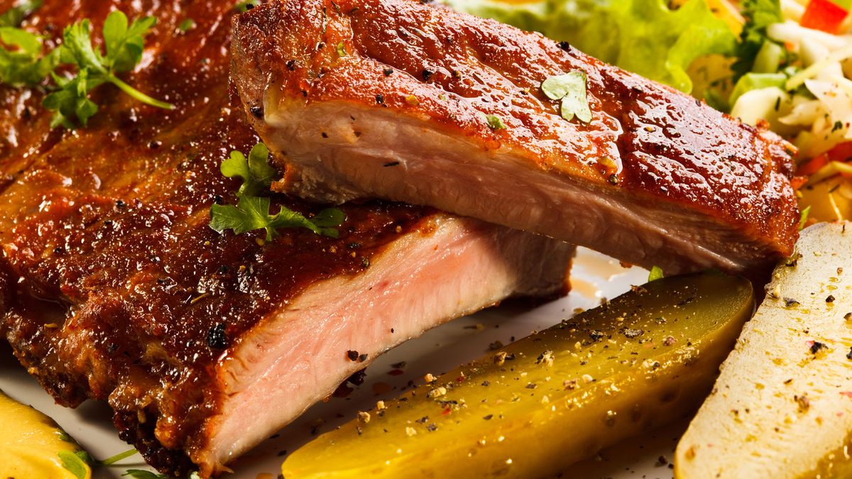 Żeberka pieczone w Coca-Coli