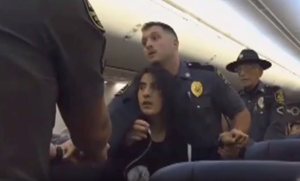 Wyciągnęli kobietę z samolotu. Wszystko przez psy