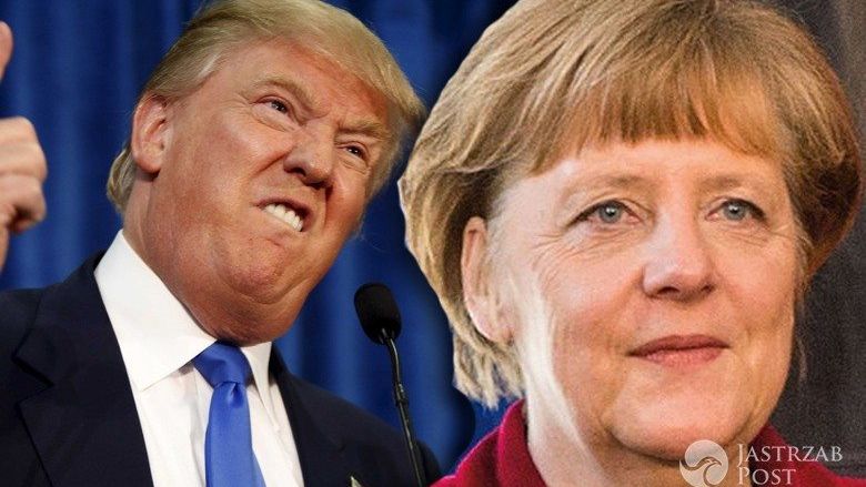 Donald Trump nie chciał uścisnąć dłoni Angeli Merkel