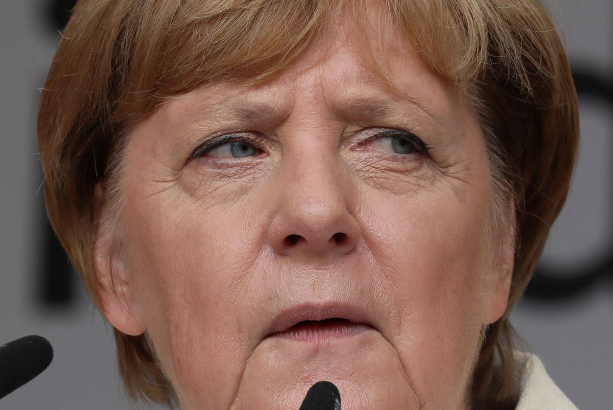Tłum znowu wygwizdał Angelę Merkel. To nie jest łatwa kampania wyborcza